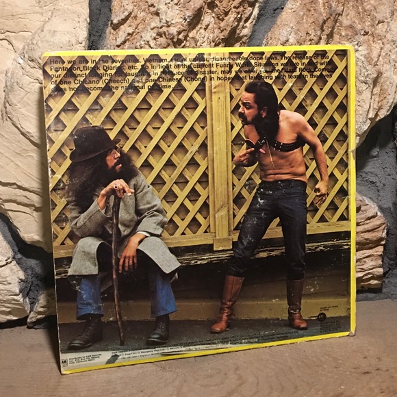 Vintage Cheech and Chong Self-Titled 1971 Original Pressing Vinyl LP Album - Picture 6 of 6